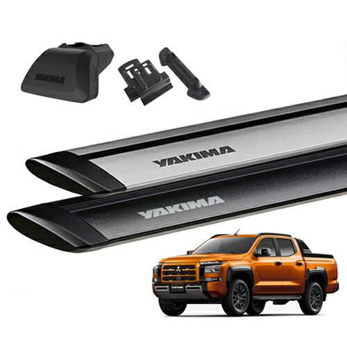 YAKIMA 正規品 ベースキャリア 三菱 トライトンGSR 2023年式以降 ベースラックセット サイトライン サイトクリップ69 ジェットストリームバーM画像
