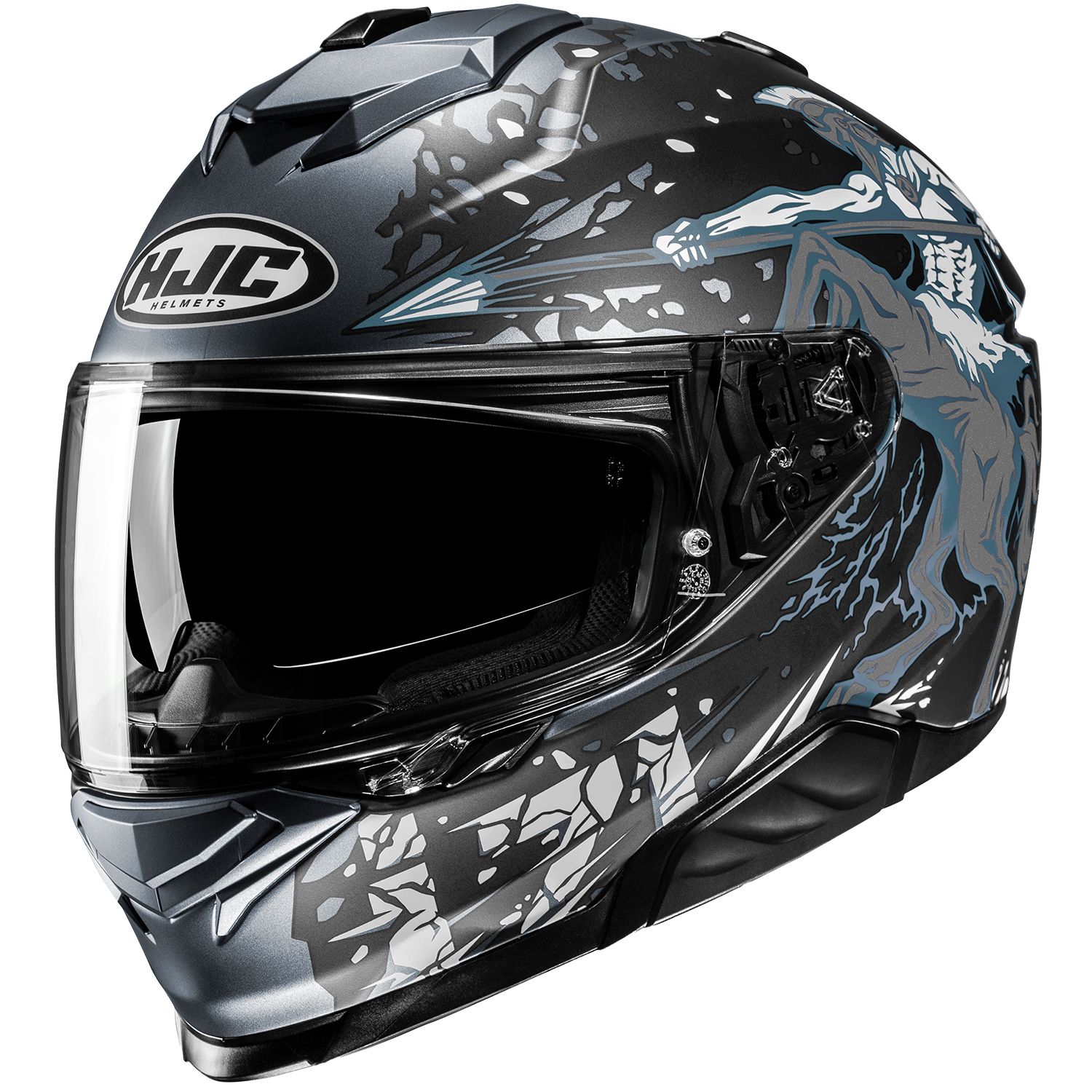 HJC(エイチジェイシー) HJH264 i71 タウロス BLACK(MC5SF) サイズS(55-56cm)|オートリメッサ 店