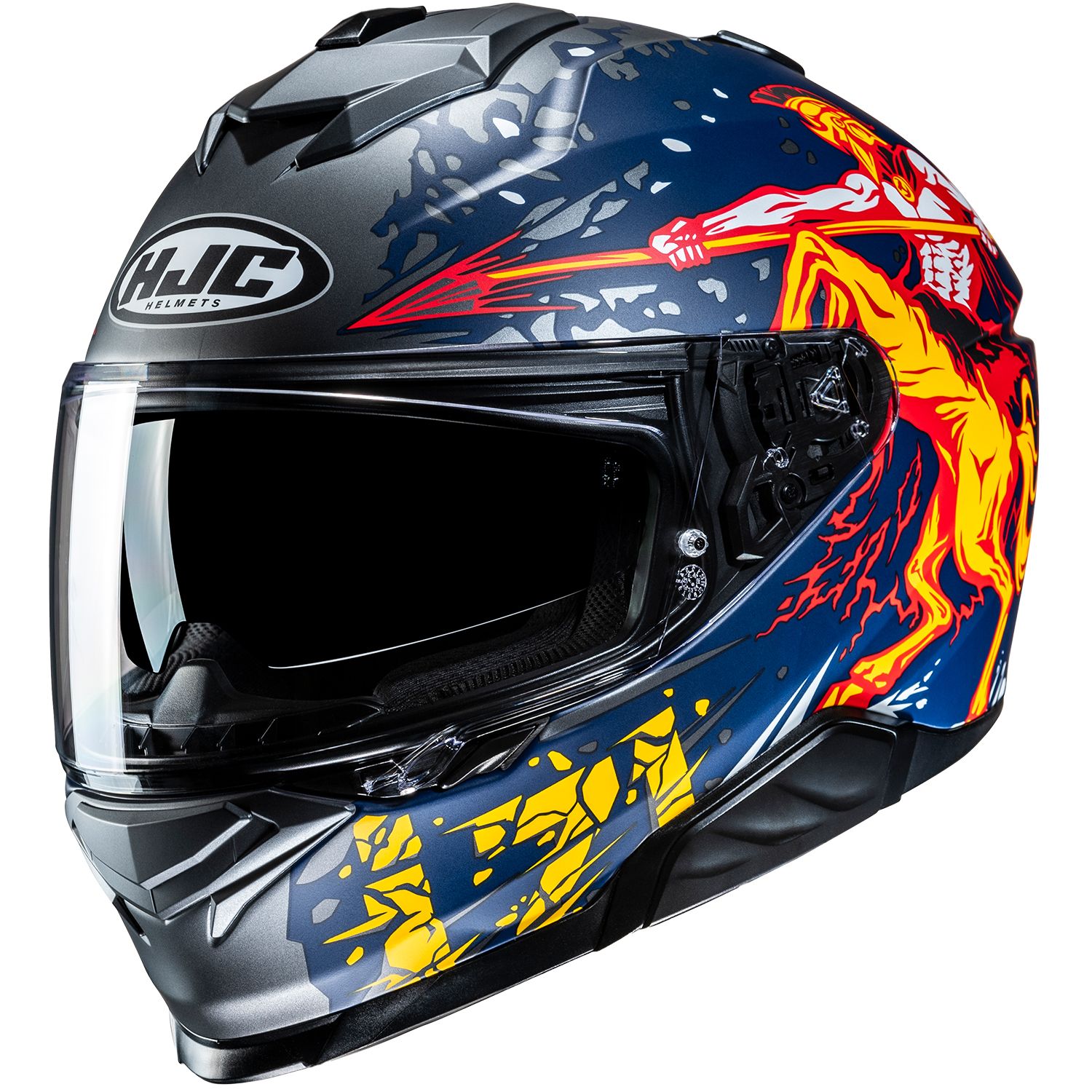 HJC(エイチジェイシー) HJH264 i71 タウロス RED(MC1SF) サイズS(55-56cm)|オートリメッサ 店