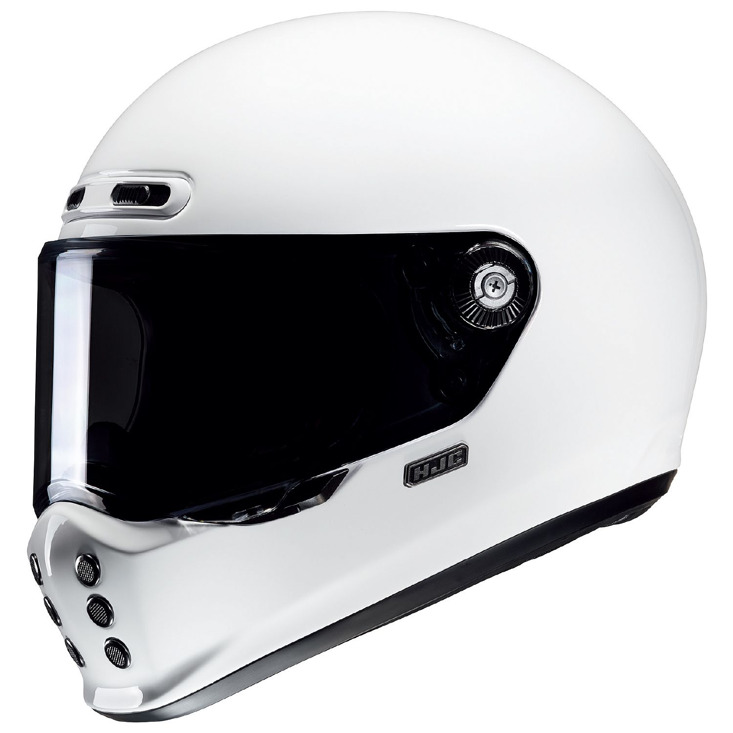 HJC(エイチジェイシー) HJH248 V10 ソリッド WHITE サイズS(55-56cm)|オートリメッサ 店