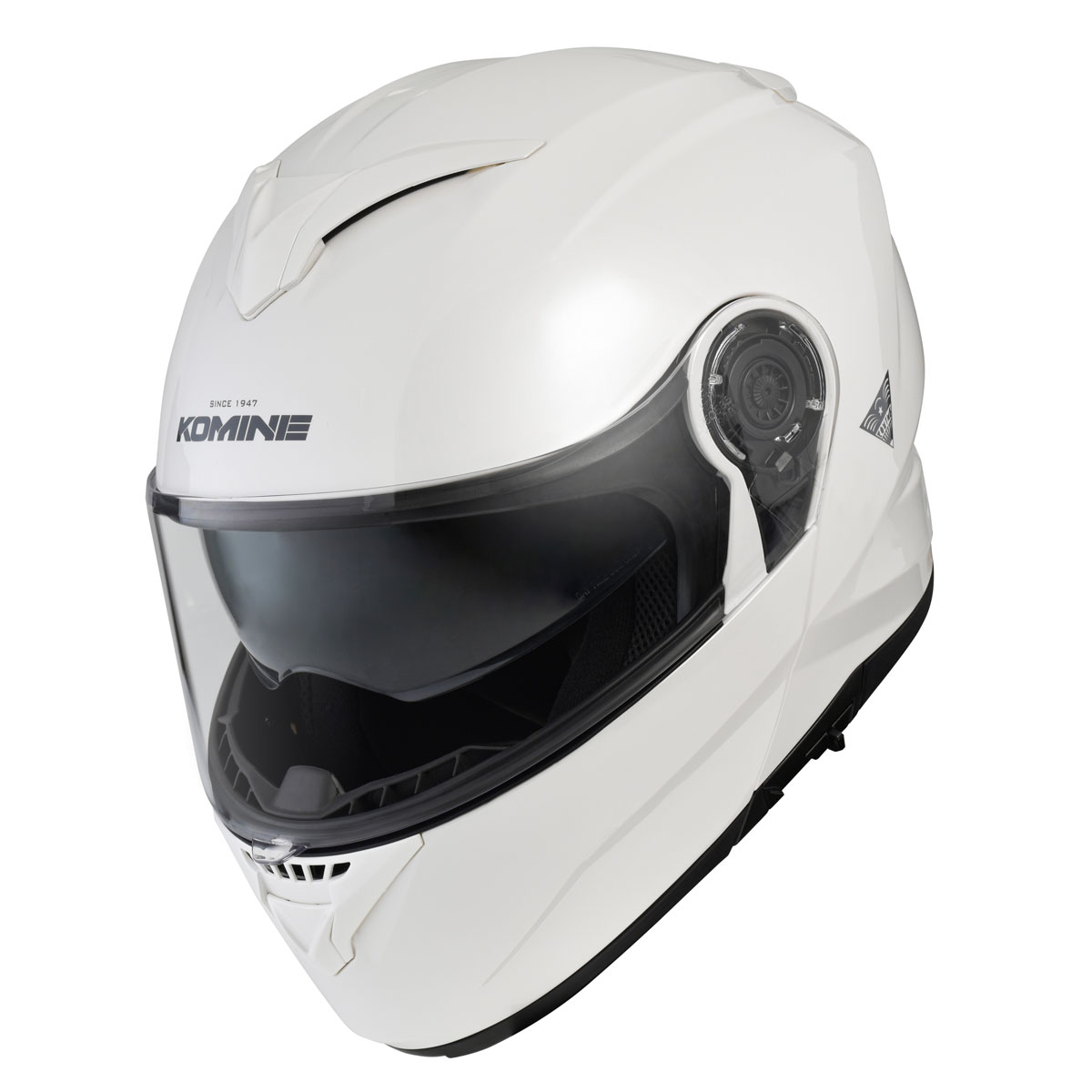 コミネ HK-171 FL システムヘルメット Pearl White Mサイズ