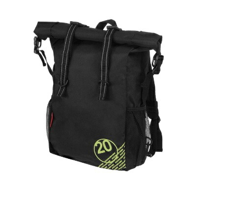 コミネ KOMINE SA-208 ウォータープルーフライディングバッグ 20 Black Freeサイズ(20L)画像