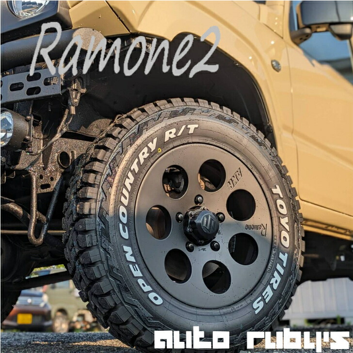 レンコンホイール4本　AXR Ramone 16インチ　アルミ　JB64ジムニー 新作】ジムニー 用 JB64 ホイール AXR RamoneII 16×5.5J +20