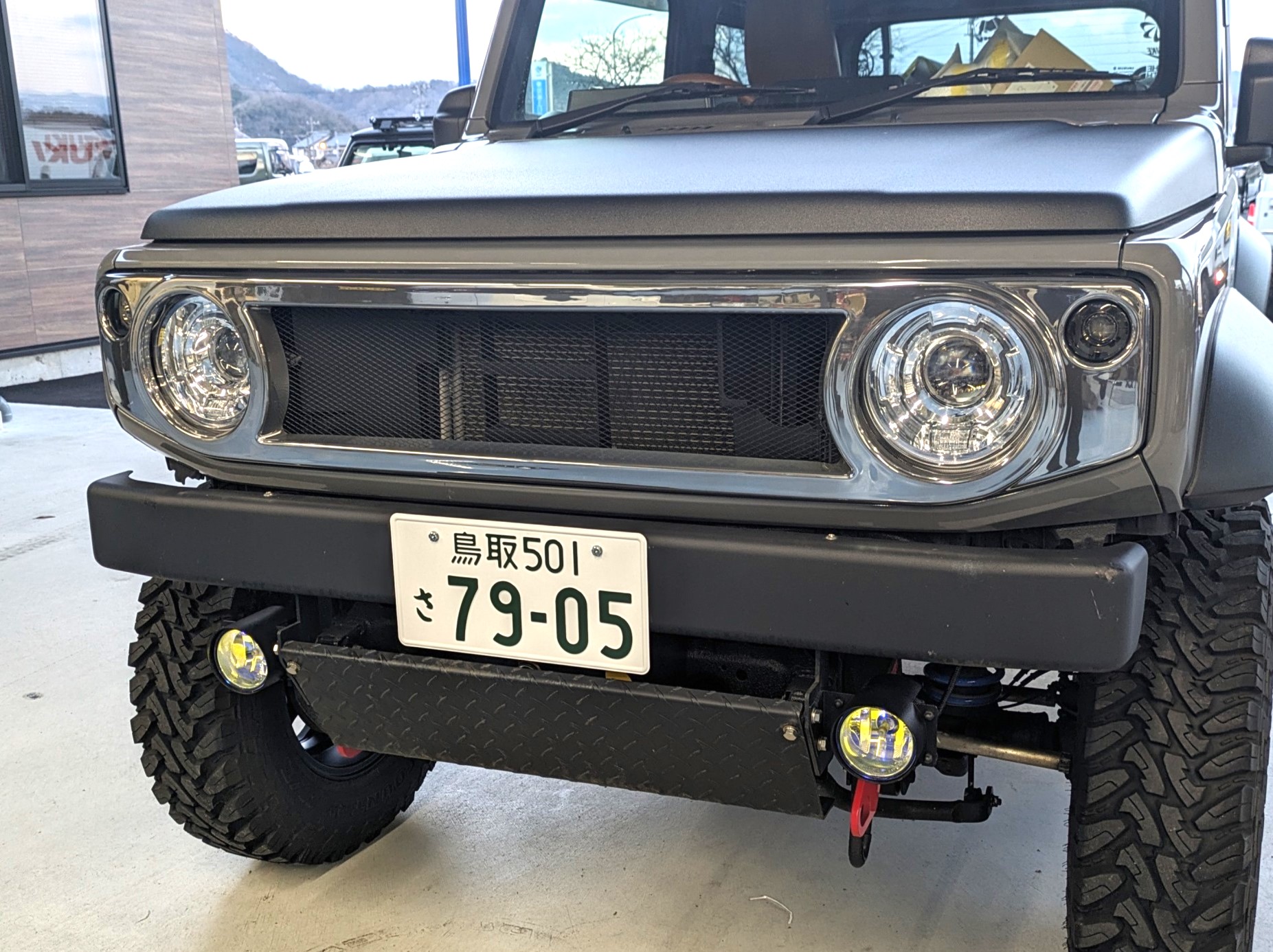 楽天市場】【1トーンカラー塗装済】ヴィンテージイチイチグリルFRP