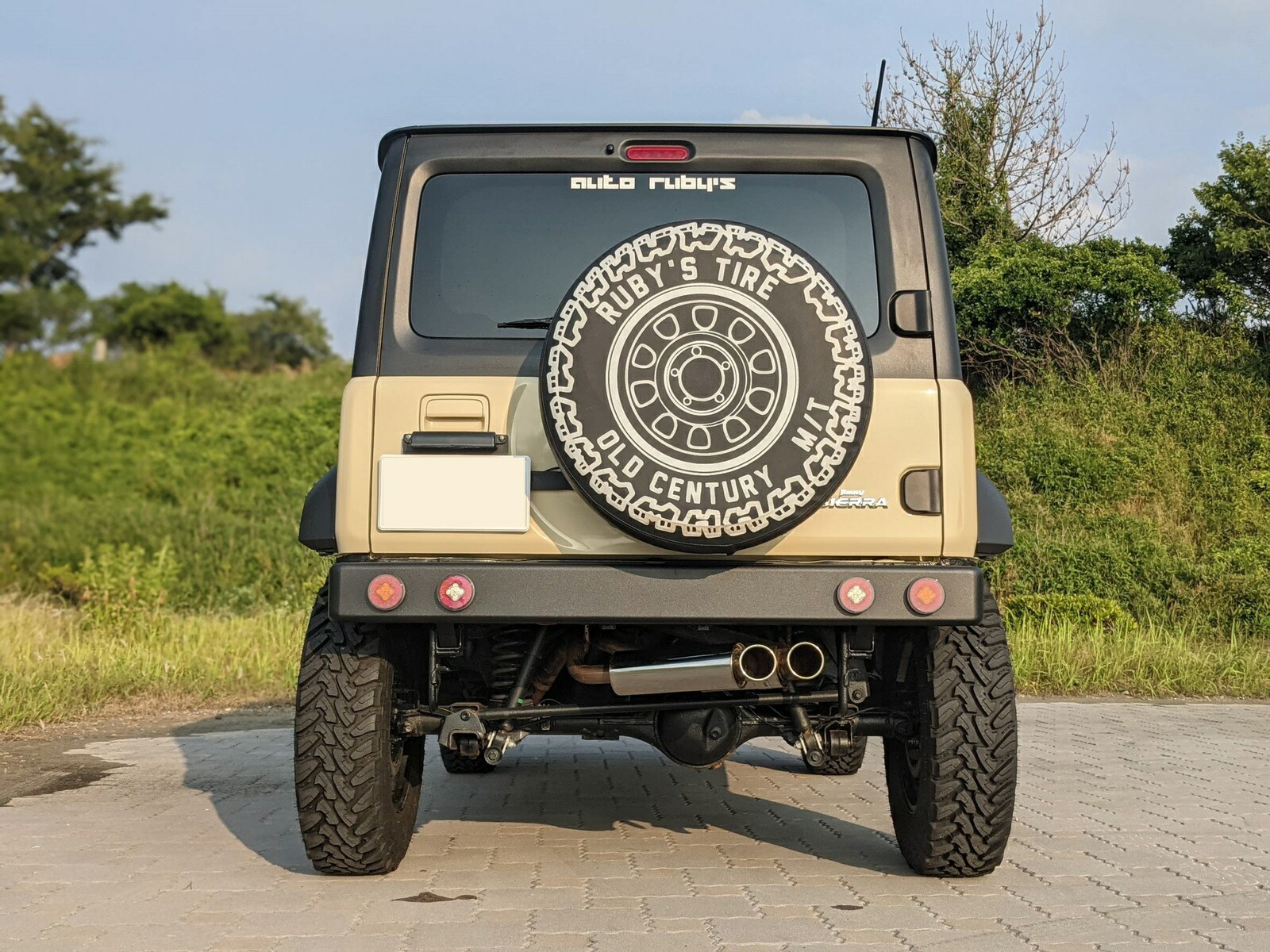 ジムニー オールドスクール リアバンパー テールランプ オートルビーズ セット カプラーオン jimny シエラ autorubys LED  丸型テール sierra パーツ