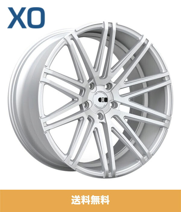 XO エックスオー MILAN ミラン Matte Silver マットシルバー 22x9J Offset 30 PCD 5x114.3 Hub 60.1mm ホイール４本セット (送料無料)｜オートストック　autostock