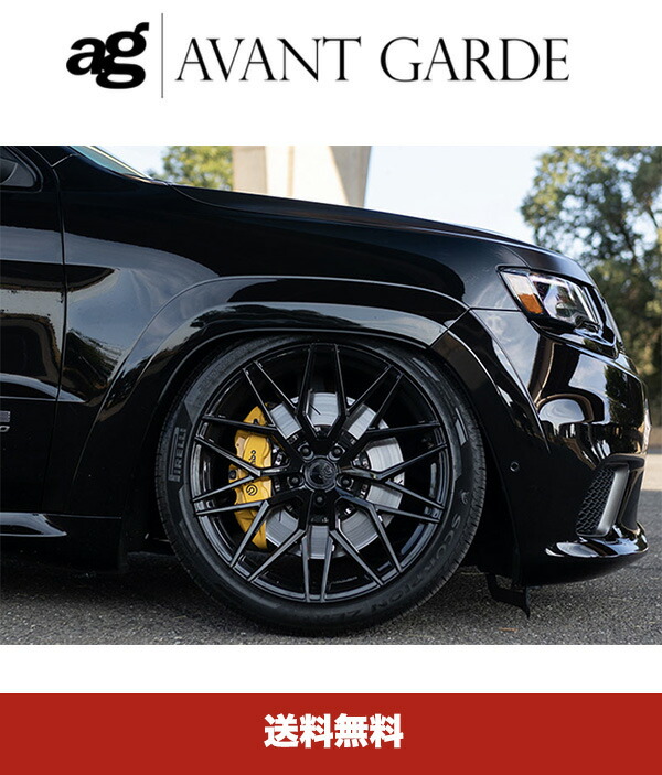 【楽天市場】ジープグランドチェロキー用アバンギャルドホイール M520R グロスブラック 22インチフロント、リア4本セット Avant