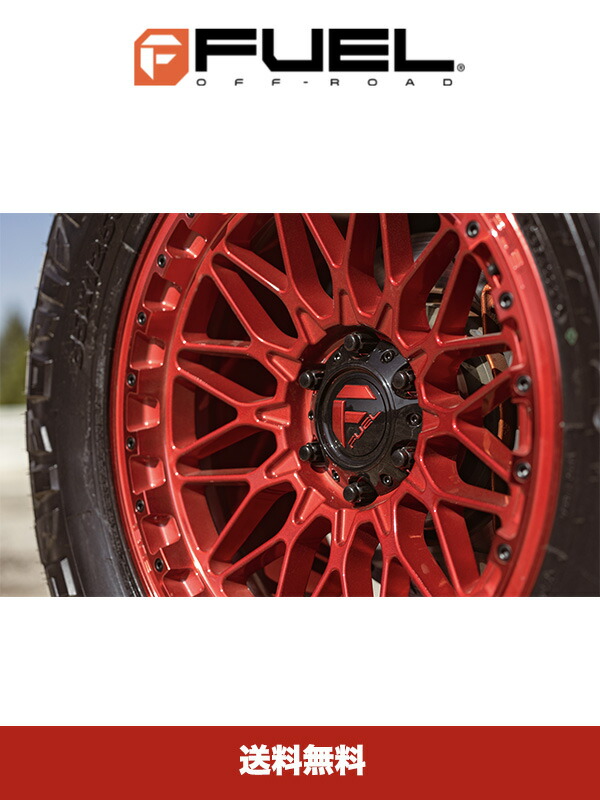 【楽天市場】トヨタランドクルーザープラド用フューエル トリガー 20x9J キャンディーレッド ホイール4本セット FUEL Trigger