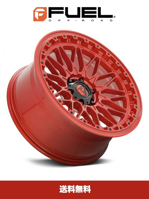 【楽天市場】トヨタランドクルーザープラド用フューエル トリガー 20x9J キャンディーレッド ホイール4本セット FUEL Trigger