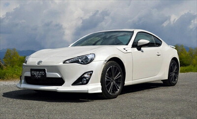 86 ZN6 ESQUELETO STYLE フロントリップスポイラー FRP製 塗装済み