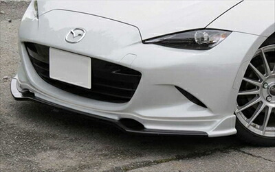 ロードスター ND5RC フロントアンダースポイラー FRP+カーボン製 塗装取付込