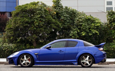Mazda RX-8 サイドスカート ブルー系 Mazda RX-8 サイドスカート ブルー系