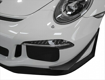 【納期2-3ヶ月】ポルシェ 991 GT3 カーボン製 フロントカナード サイズ:M 取付込|Autostyle