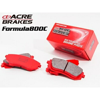 ラクティス NCP100/NCP105 リアディスク車 (2005/10~2010/10) ブレーキパッド リア用 フォーミュラ800C