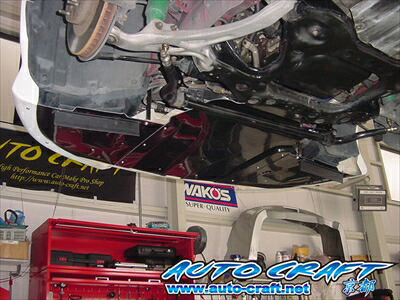 RX-7 FD3S アンダーフラッツパネル 塗装取付込