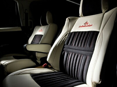 プリウス ZVW30 後期 S/Sツーリングセレクション/S アルタモーダ シートカバー ロゴ有り ラムース×SSPUタイプ LUXURY ストライプ