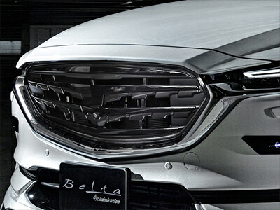 CX-5 KF系 前期 2017/02-2021/10 Belta フロントフェイスグリルV2 塗装済 ピアノブラック 360&deg;ビューモニター装着用 取付込｜Autostyle