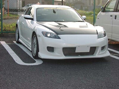 RX-8前期 AD エイト FACER Ver.2 ﾌｫｸﾞ無 塗装済み