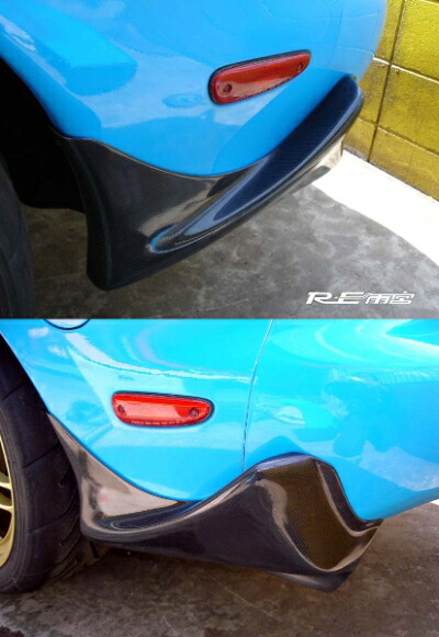 RX-7 FD3S REAR SUPER CANARD FRP ノーマルボディ用