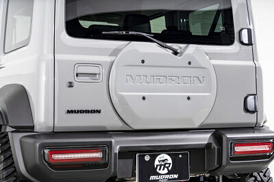 JB74W ジムニーシエラ MUDRON SPORT スペアタイアレス ゲートカバー ワイパー付仕様 塗装済|Autostyle