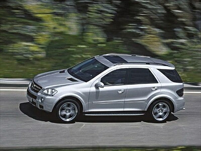 BENZ W164 サイドランニングボード 足掛けステップボード 05～