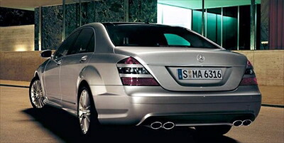 BENZ W221 Sパッケージ AMG リアスカート PTS対応 塗装済み