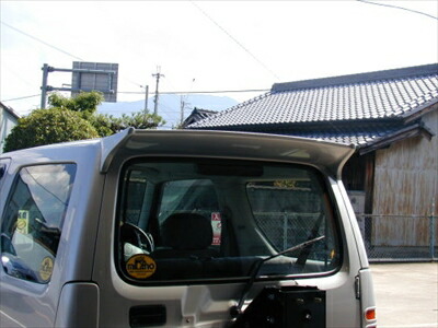 楽天市場】ジムニー エクステリア カーボン製 リアスポイラー JB23 K