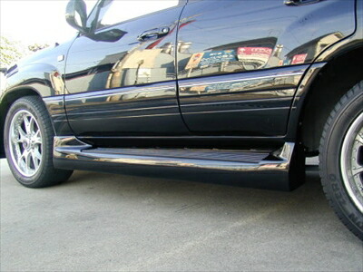 ランクル100前期　サイドステップ　左右セット トヨタ ランクル100系(UZJ100W 前期)社外 左右 サイドステップ