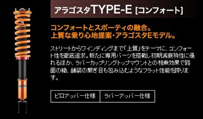 Aragosta TYPE-E レガシィ ツーリングワゴン BP5/BPE ラバーアッパー仕様