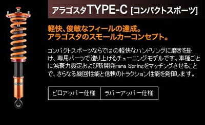 Aragosta TYPE-C コペン R-(12) L880K ラバーアッパー仕様