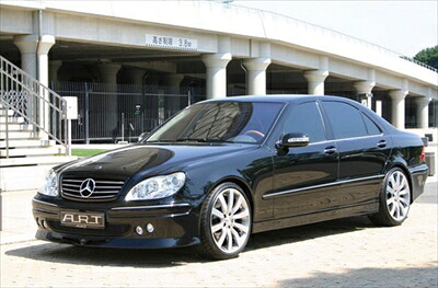 BENZ S W220 サイドスカート ロング
