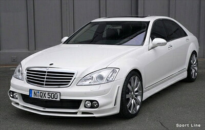 BENZ S W221 サイドスカート ショート 塗装済み