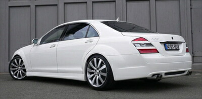 BENZ S W221 リアスカート PTS無 塗装済み