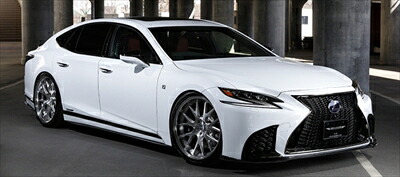 LEXUS LS 50系 前期 ~2020/10 BLACK LABEL エアロ3点キット F SPORTバンパー用 HYBRID カーボン製｜Autostyle