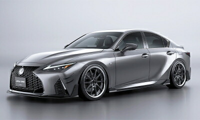 USE30 LEXUS IS 500 (2022.11-) F SPORT BLACK LABEL フロントアンダースポイラー カーボン クリア塗装済|Autostyle