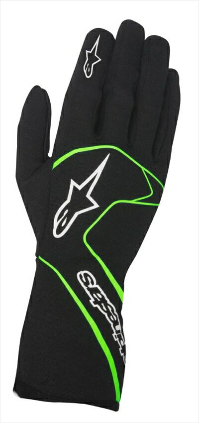 【納期未定】TECH 1-RACE グローブ 167 BLACK GREEN FLUO Sサイズ