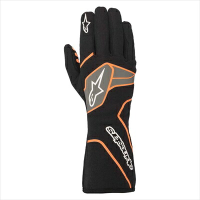 TECH 1-RACE v2グローブ BALCK ORANGE FLUO 156