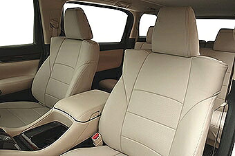 クラウンマジェスタ 180系 シートカバー モダン後部座席背もたれ一体型対応 カラー：ニューベージュ