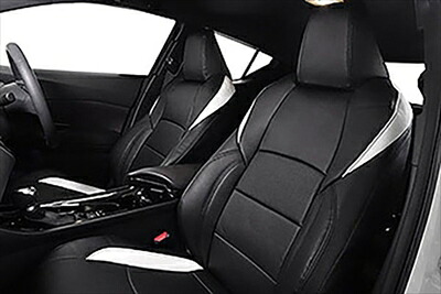 ZYX10 C-HR 前期 ハイブリット 専用 シートカバー ブラック + オレンジ
