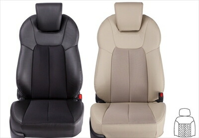 マーチ K12 シートカバー エアーメッシュ 2002年03月～2010年06月 後部座席背もたれ一体型 ニューベージュ