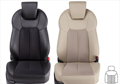 マーチ K12 シートカバー エアーメッシュ 2002年03月～2010年06月 後部座席背もたれ6:4分離型 ニューベージュ