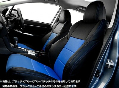 レヴォーグ VM系 アプライドD型（2017/08～） シートカバー スポーツ専用モデル ブラック（単色）/レッドステッチ