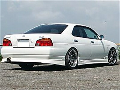 ローレル リアバンパー　C35　後期　（BL9675) FIRST CONTACT FRP製 リアバンパースポイラー NISSAN C35 ローレル