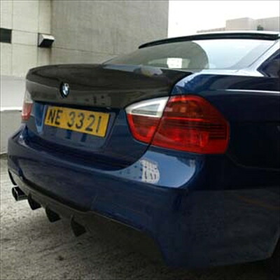 BMW 3er E90 Boca Type-2 Carbon Trunk Spoiler 取付込