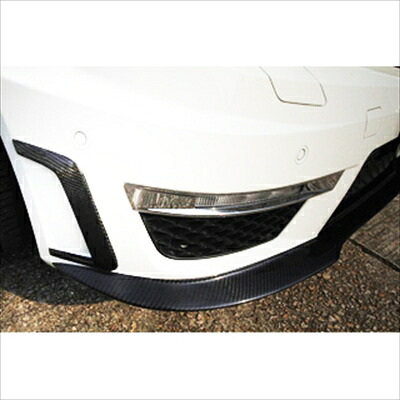 BENZ W204 C63 Facelift Carbon Front Bumper Side Vent Type2 クリア塗装済み