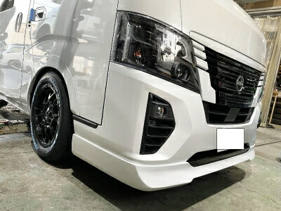 NV350キャラバン E26 標準ボディ 3型専用 フロントリップスポイラー タイプ6 素地