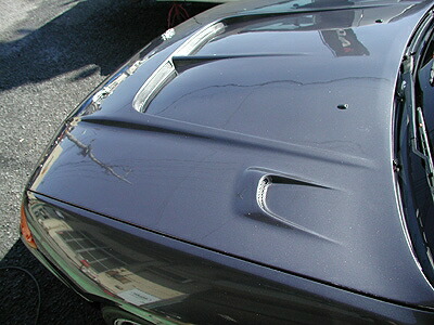 BNR32 ｴｱｰｽｸｰﾌﾟﾎﾞﾝﾈｯﾄ （FRP） 塗装取付込