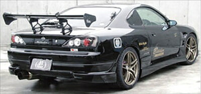 シルビア S15 リアサイドデフューザー 塗装取付込