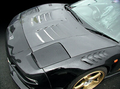 NSX エアースクープボンネット （FRP） 塗装取付込