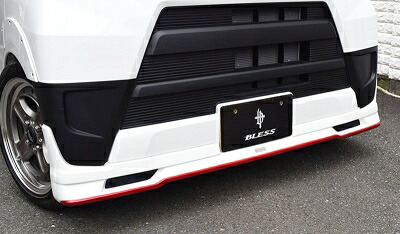 S321V S331V ハイゼットカーゴ フロントハーフスポイラーVer.1 LEDライト無し メーカー塗装品